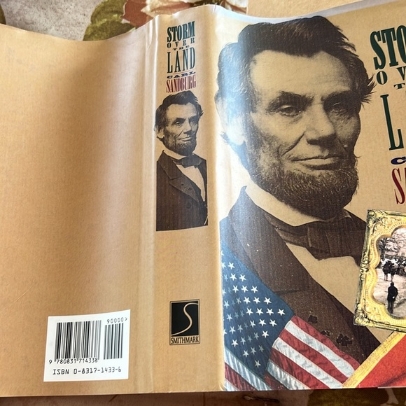 Carl Sandburg's Storm Over The Land Profile of The Civil War Hardcover Book 1995 - Picture 9 of 13